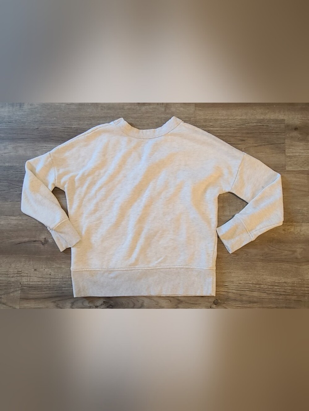 Sonoma Pullover V Neck Sweatshirt, Light Grey, Small - Picture 2 of 5